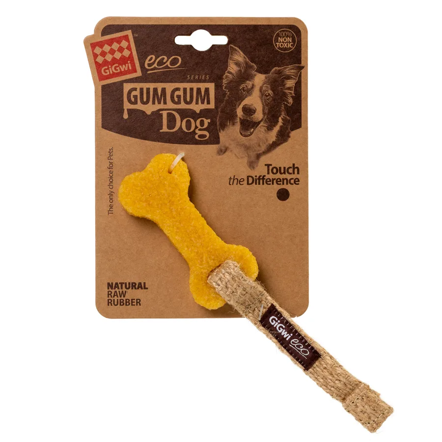 Жувальна іграшка для собак GiGwi Gum Gum 9 см каучук екогума 100% нетоксична
