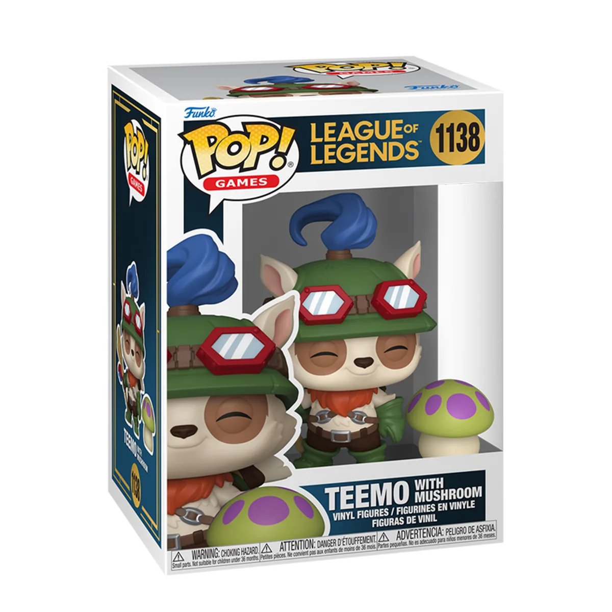 Набір ігрових фігурок Funko POP! вініл 9,3 см Ліга Легенд Тімо з Отруйною пасткою