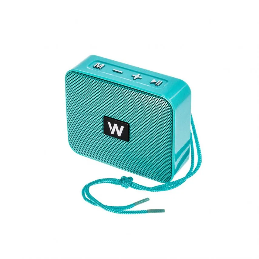Портативна колонка WALKER Bluetooth 5Вт 86,5х72,3х31,6 мм зелена