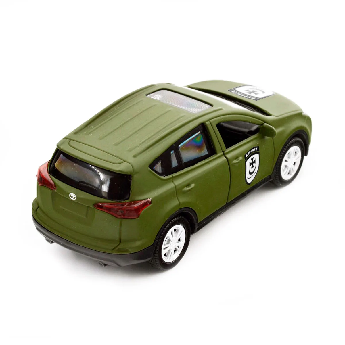 Автомодель TechnoDrive метал 12,5х5,5х4,5 см Шеврони Героїв Буревій