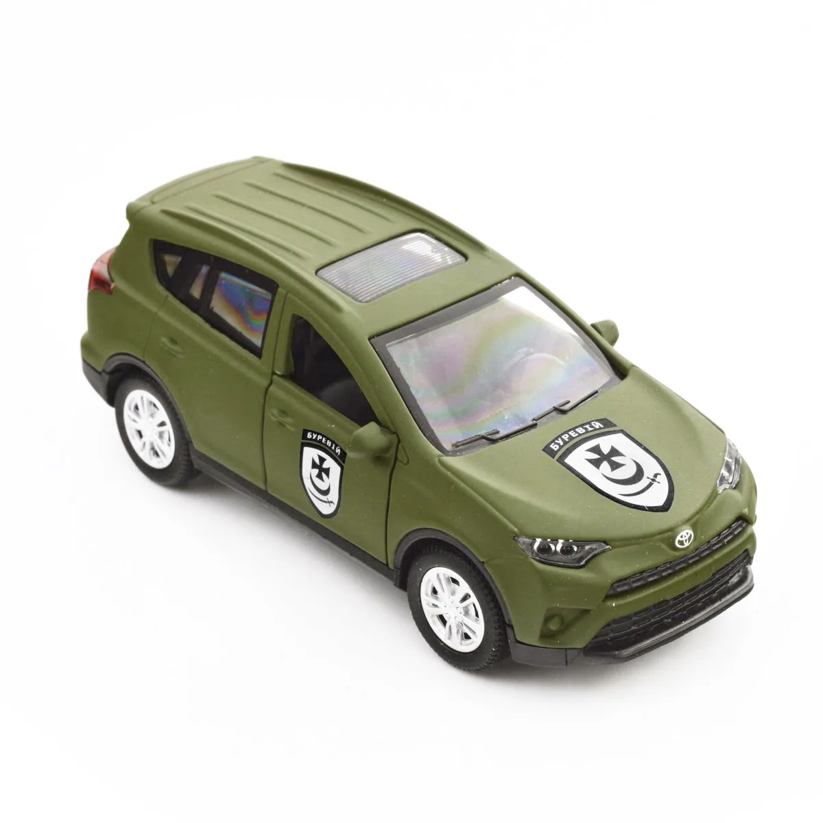 Автомодель TechnoDrive метал 12,5х5,5х4,5 см Шеврони Героїв Буревій