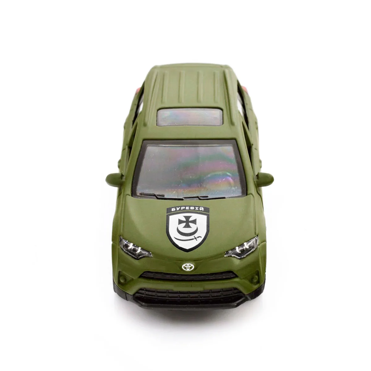Автомодель TechnoDrive метал 12,5х5,5х4,5 см Шеврони Героїв Буревій