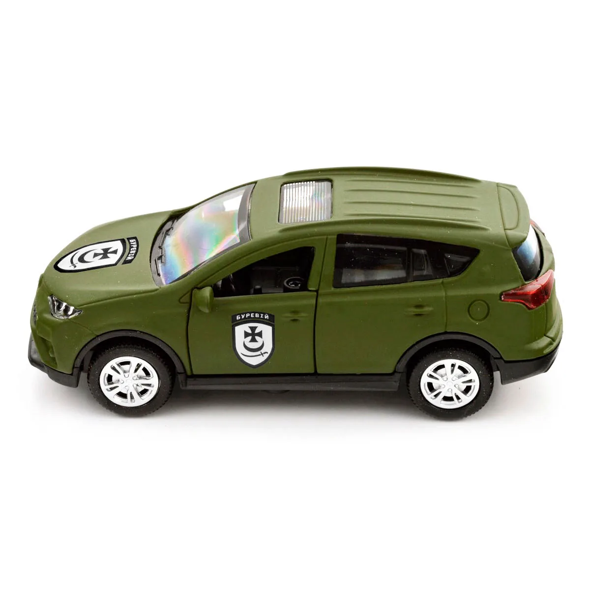 Автомодель TechnoDrive метал 12,5х5,5х4,5 см Шеврони Героїв Буревій