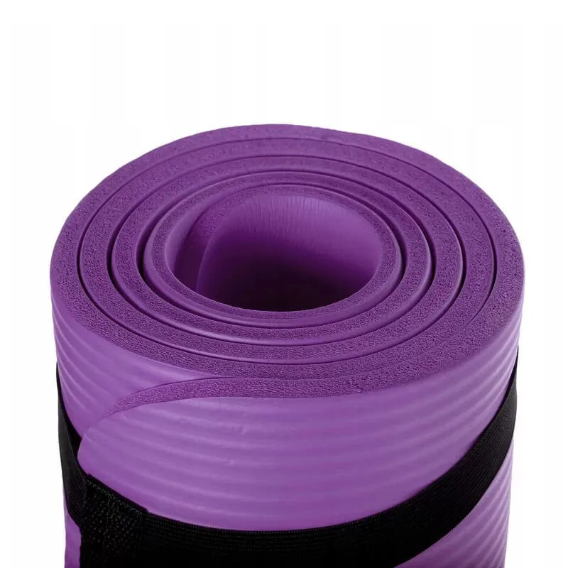 Килимок для йоги Active Point NBR 180х61х1 см Фіолетовий