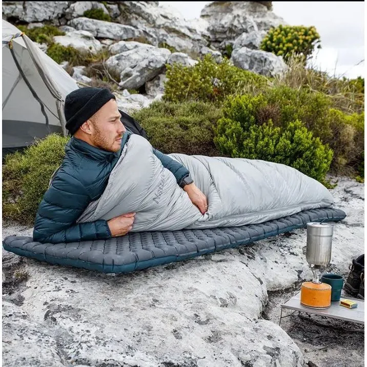 Матрац надувний туристичний Naturehike нейлон 183x64x7 см зелений