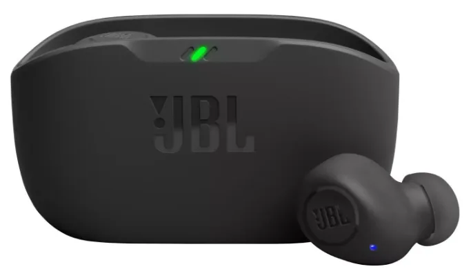Гарнітура JBL бездротова вакуумна силіконова чорна з вологозахистом IP54 8 мм