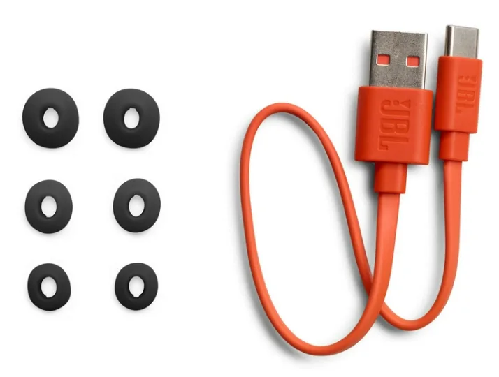 Гарнітура JBL бездротова вакуумна силіконова чорна з вологозахистом IP54 8 мм