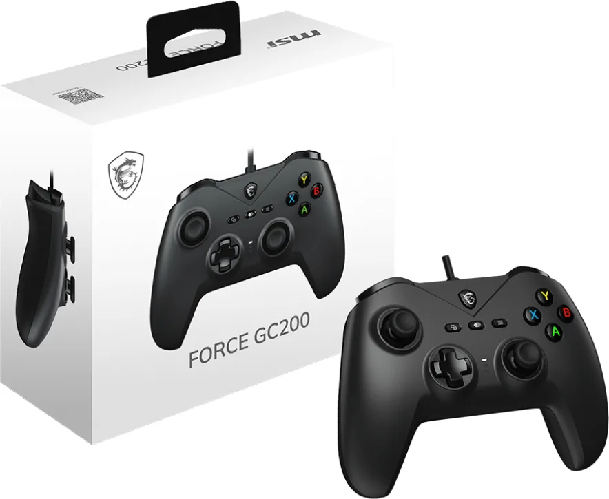 Геймпад MSI FORCE GC200, USB-A, черный