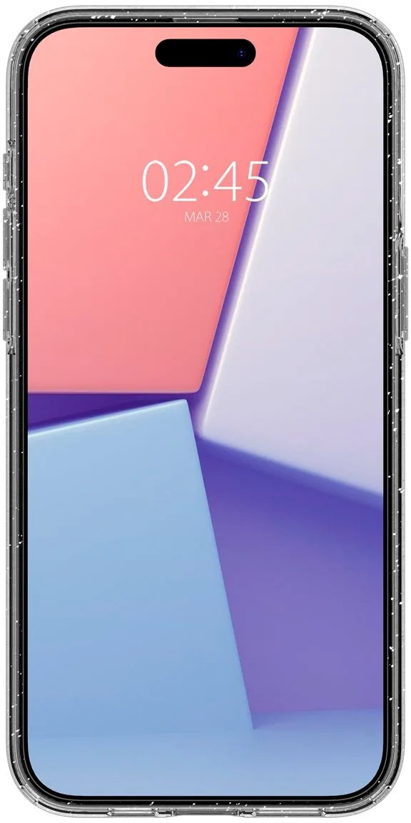 Чохол Spigen для iPhone 15 Pro, Liquid Crystal Glitter, Crystal Quartz