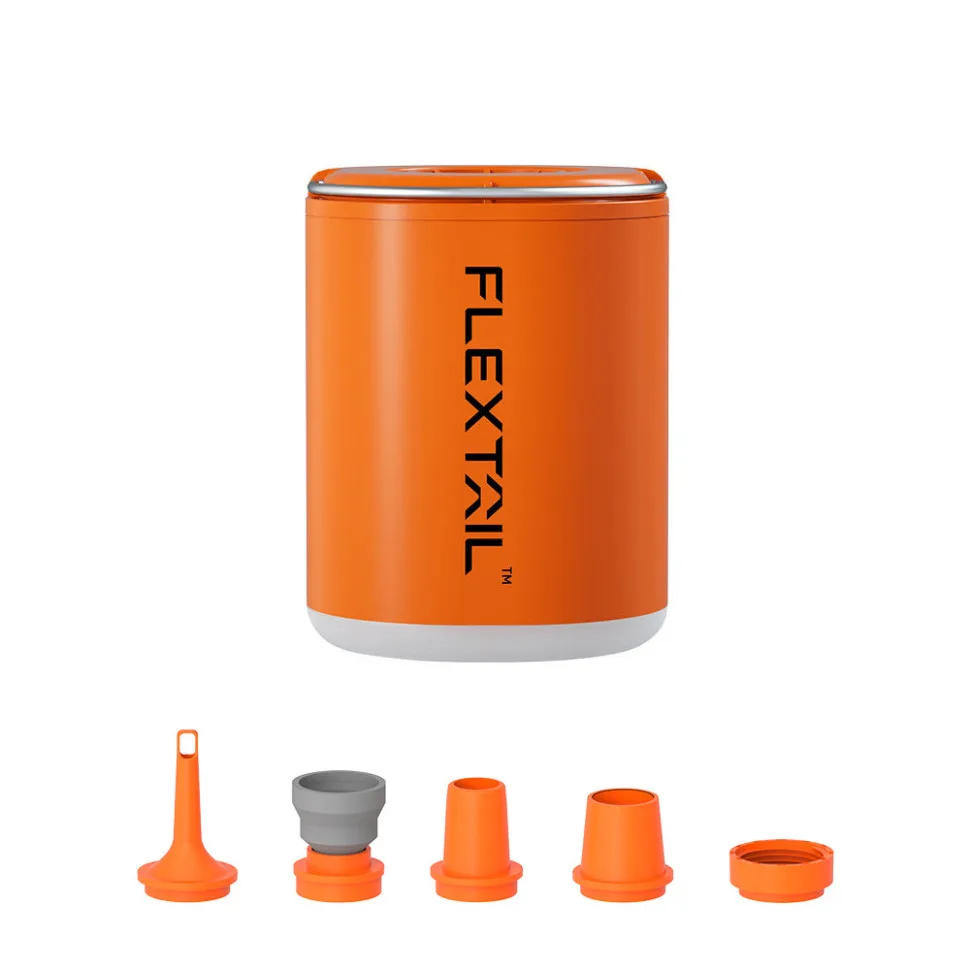 Насос-ліхтар Flextail 45х46х59 мм помаранчевий 3 в 1 для кемпінгу