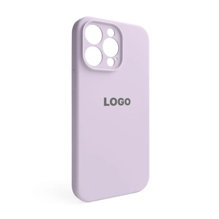 Чохол Silicone Case для iPhone 14 Pro Max силіконовий фіолетовий закрита камера