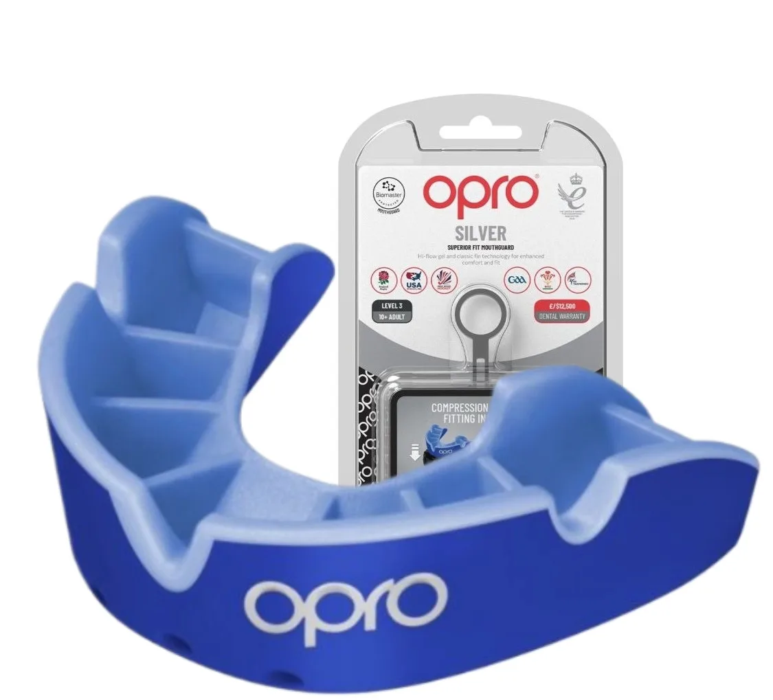 Капа OPRO термопластик доросла синя 11+