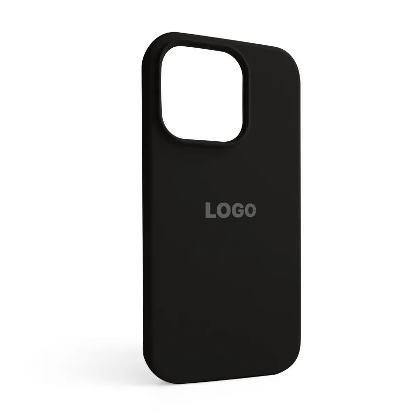Чохол Silicone Case для Apple iPhone 14 Pro силіконовий чорний