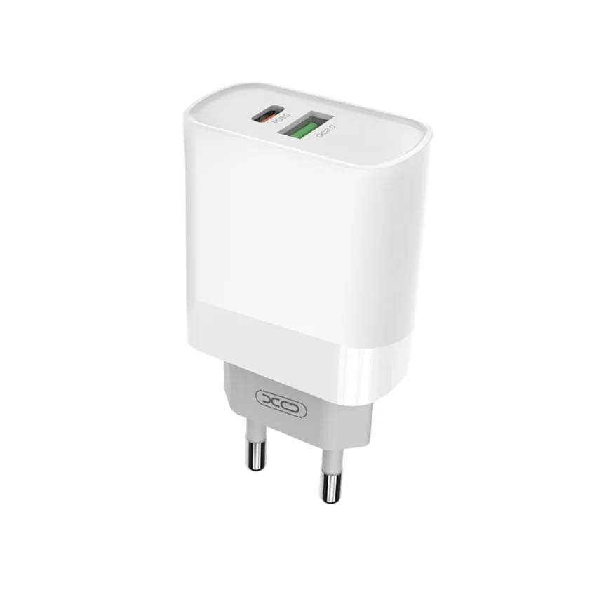 Сетевое зарядное устройство XO адаптер USB Type-C 18W белое