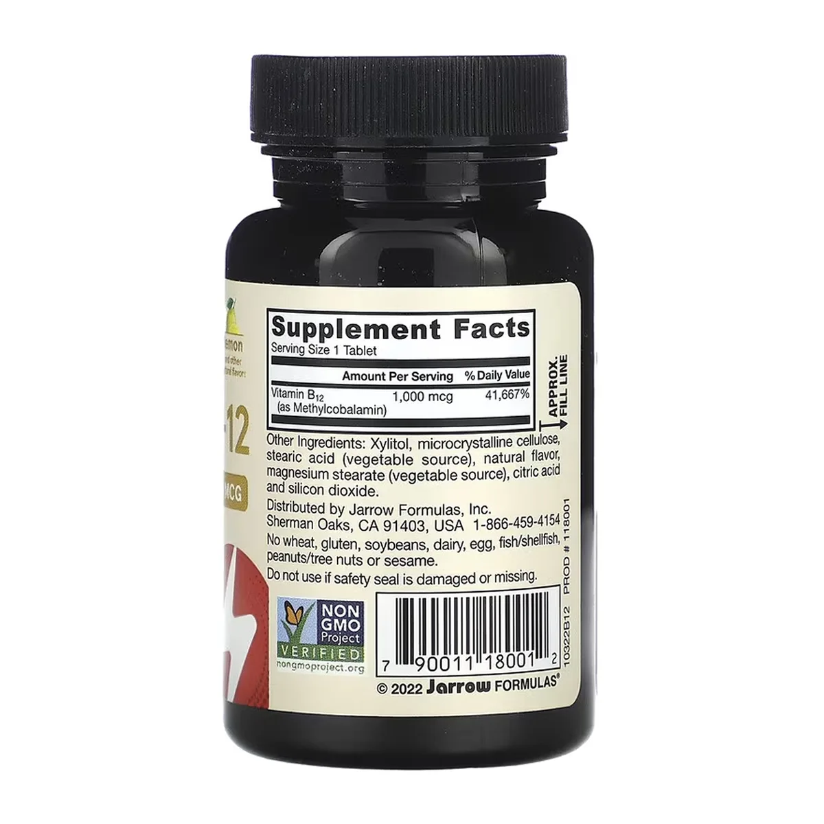 Methyl B12 Jarrow Formulas Веганский 1000 мкг 100 таблеток