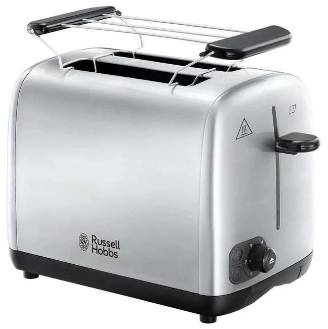 Тостер Russell Hobbs Нержавіюча сталь 20,6х28,8х17 см Сріблястий