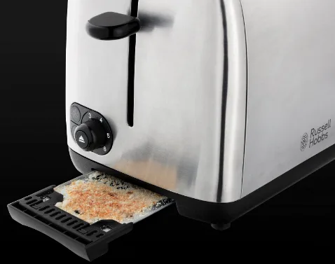 Тостер Russell Hobbs Нержавіюча сталь 20,6х28,8х17 см Сріблястий