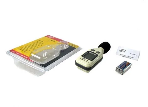 Измеритель уровня шума BENETECH GM1351 30-130 дБ Пластик Черный