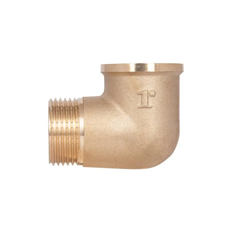 Куточок рівнопрохідний 1"x1" латунний Thermo Alliance SD42025