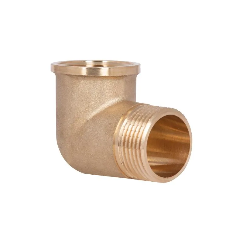 Куточок рівнопрохідний 1"x1" латунний Thermo Alliance SD42025