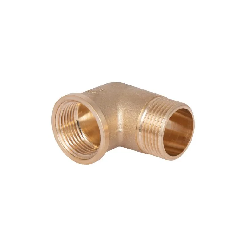 Куточок рівнопрохідний 1"x1" латунний Thermo Alliance SD42025