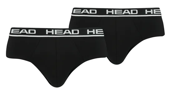 Труси-брифи Head 95% бавовна S чорний 2 шт