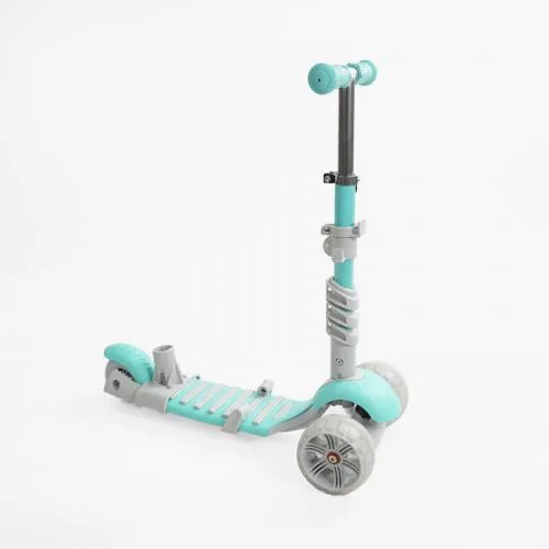 Самокат 5в1 Best Scooter с дополнительными колесами.