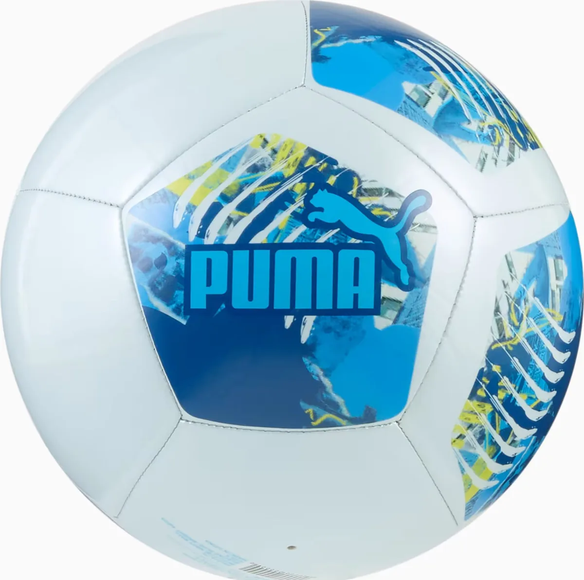 Футбольний м'яч Puma ТПУ 5 білий синій