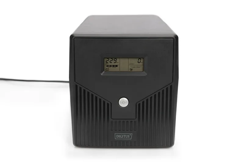 Джерело безперебійного живлення Digitus 1500VA 900W LCD 4xSchuko чорний