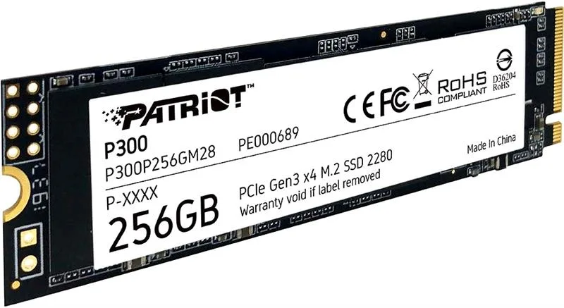 Накопичувач SSD Patriot 256GB M.2 PCIe 3.0