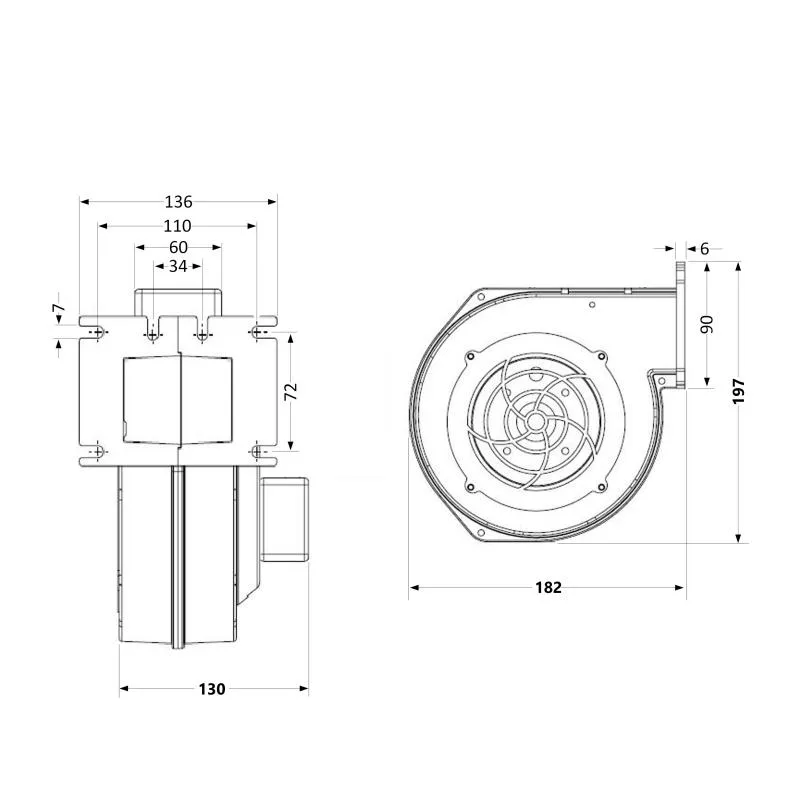 Вентилятор Thermo Alliance TA120 XX 63 Вт 255 м³/год алюміній 200х155х200 мм