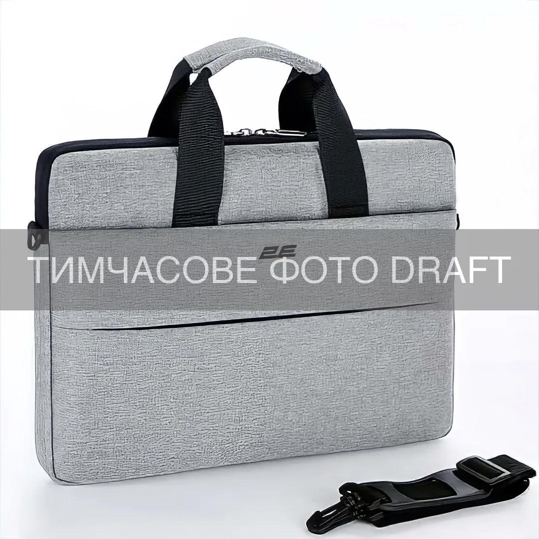 Сумка для ноутбука 2E, Slim Keeper Plus 15.6/16", серый