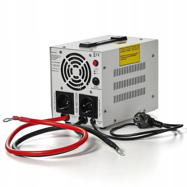 Аварійний комплект Volt Polska 500W 800W 12V 230V з акумулятором AGM 100Ah