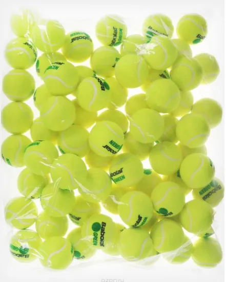 Мячи для тенниса Babolat резина 72 шт зеленый