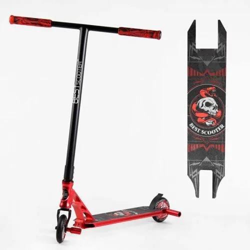 Самокат трюковий Best Scooter HIC-система алюмінієвий диск та дека для трюків катання скейт самокат
