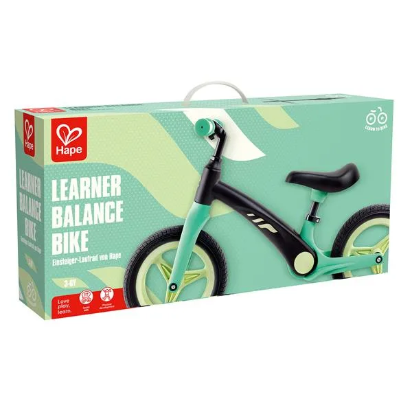 Беговел Hape металлический 12 дюймов зеленый