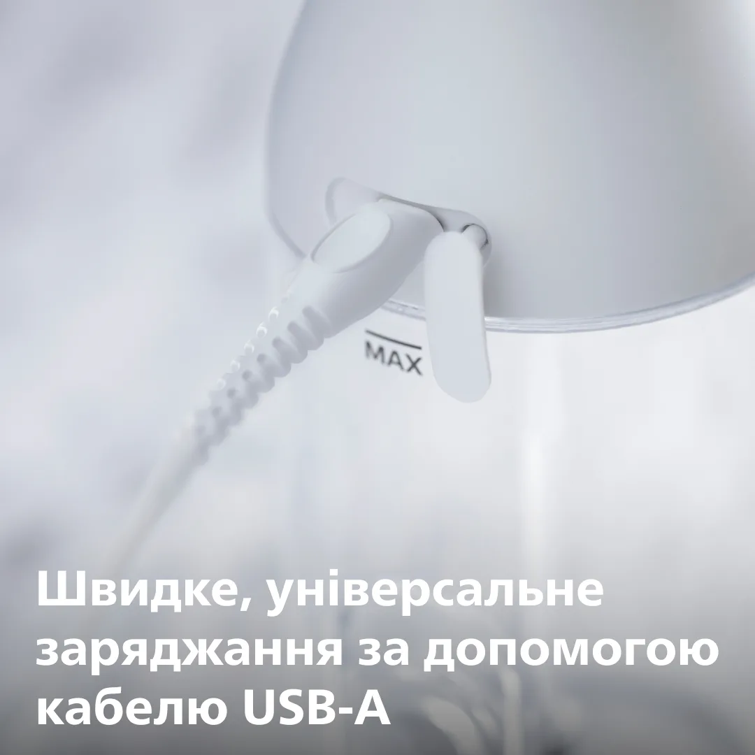 Іригатор Philips Sonicare Пульсуючий 250 мл Білий