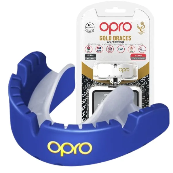 Капа OPRO термопластик під брекети доросла 11+ синя