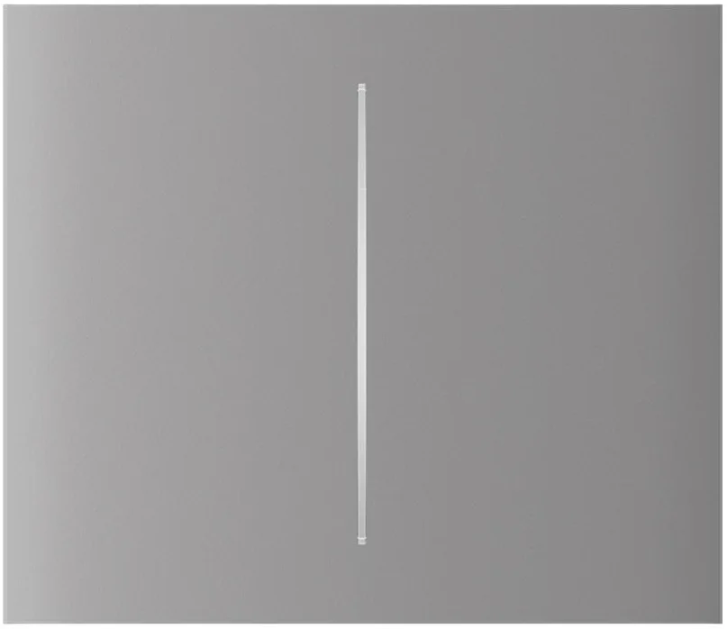 Кнопка центральна для двоклавішного вертикального вимикача Ajax CenterButton Vertical 2-gang for LightSwitch, Jeweler, бездротовий, fog