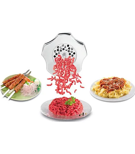 М'ясорубка Tefal 2000Вт пластик метал чорна 4.58кг/хв 3 решітки насадки для ковбас кеббе терки