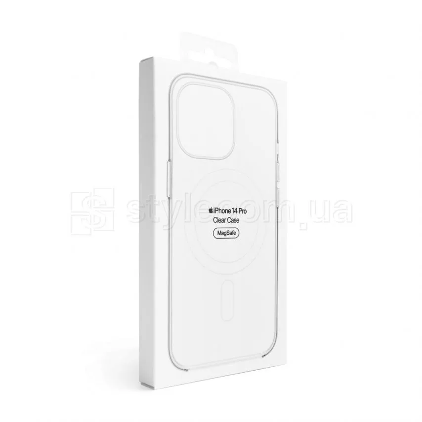 Чохол MagSafe для Apple iPhone 14 Pro пластик силікон прозорий