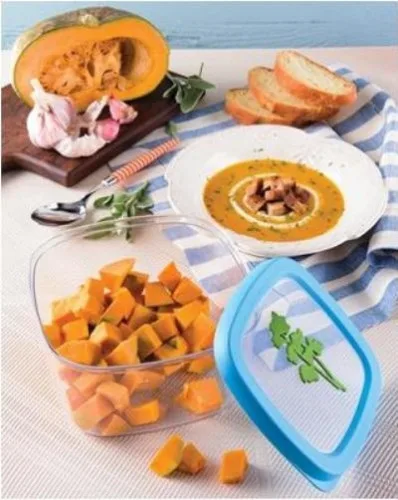 Контейнер для зберігання продуктів Snips харчовий пластик 1,5 л блакитний прозорий