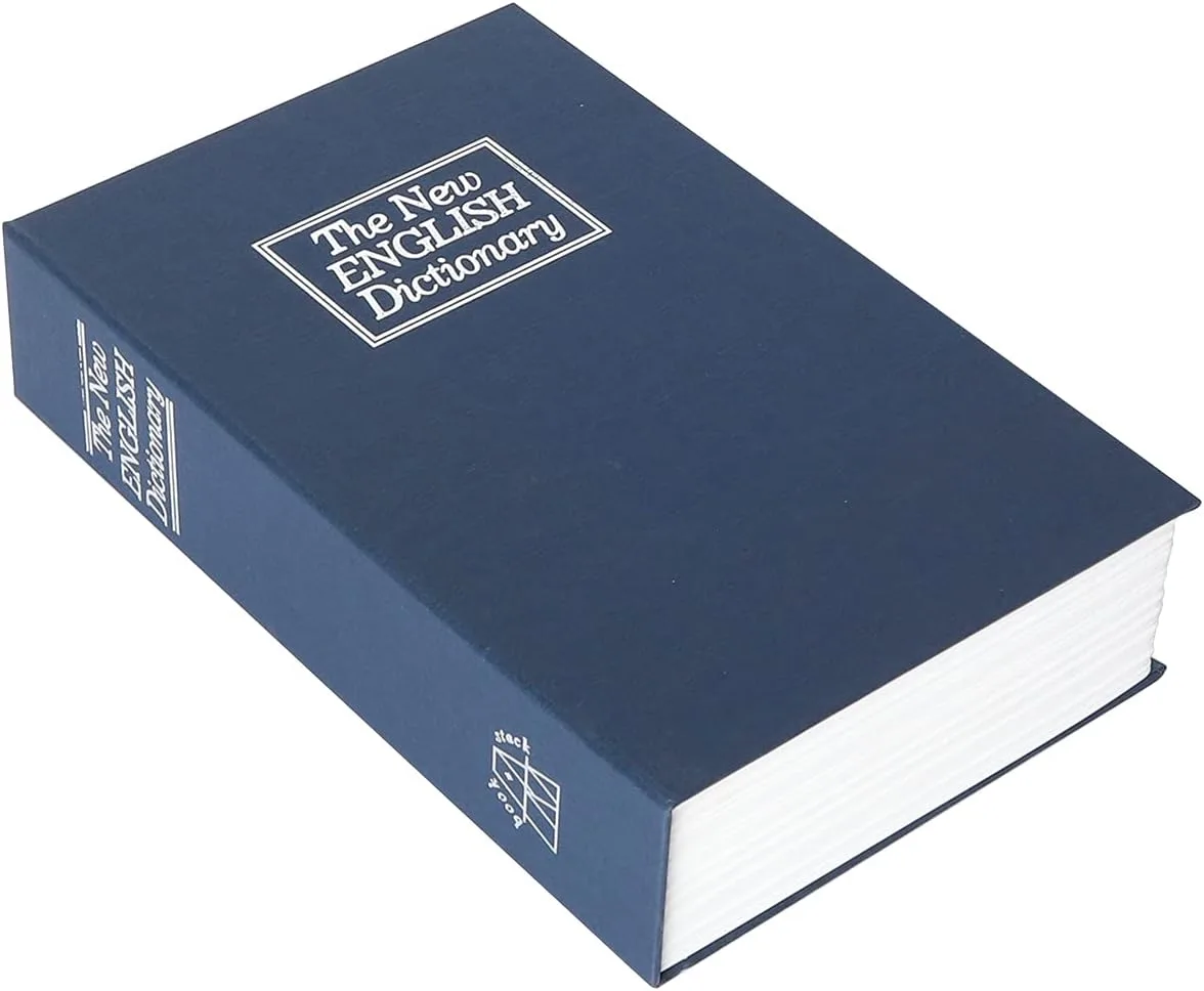 Книга сейф металевий 18х11,5х5,5 см синій