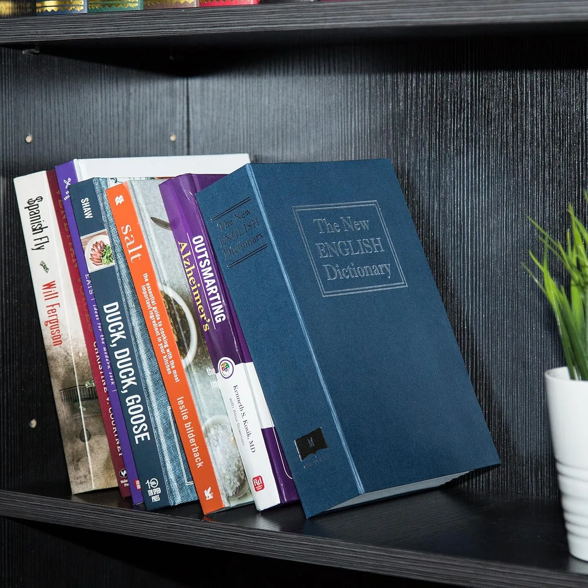 Книга сейф металевий 18х11,5х5,5 см синій