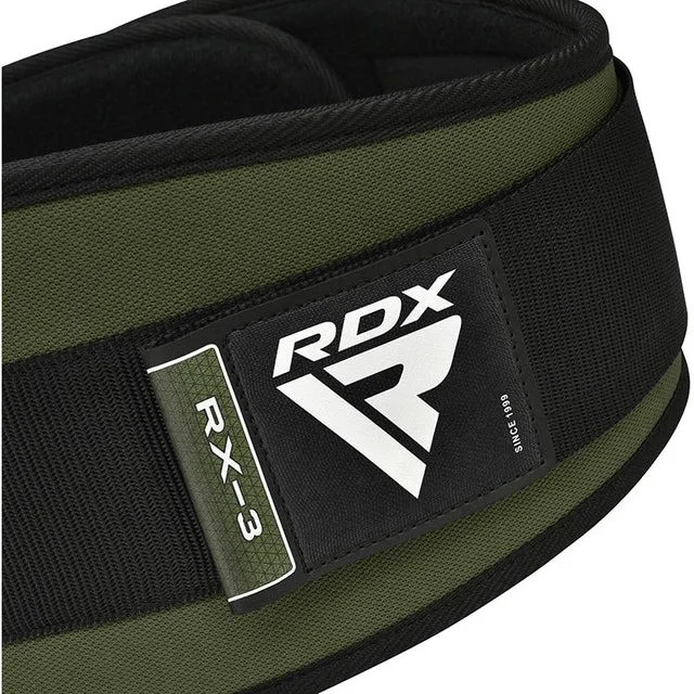 Пояс для важкої атлетики RDX Inc неопреновий S зелений 15 см нейлон
