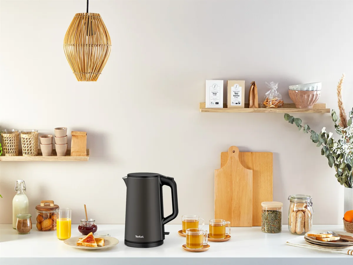 Электрочайник Tefal Нержавеющая сталь 1,5 л Серый матовый