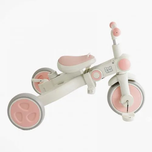 Велосипед-трансформер 3-х колесный BestTrike нейлоновая рама для детей с родительской ручкой и EVA колесами.