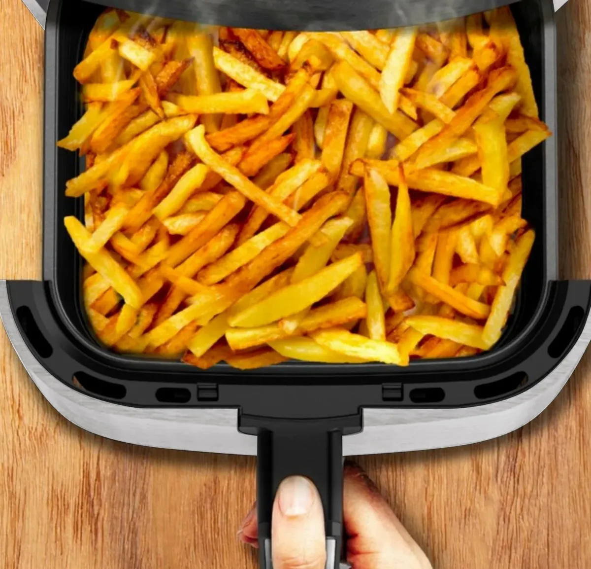 Мультипіч Tefal EasyFry&Grill, 1550Вт, чаша-4.2л, механічне керув., від 80°C до 200°C, пластик, чорний-світло-сірий