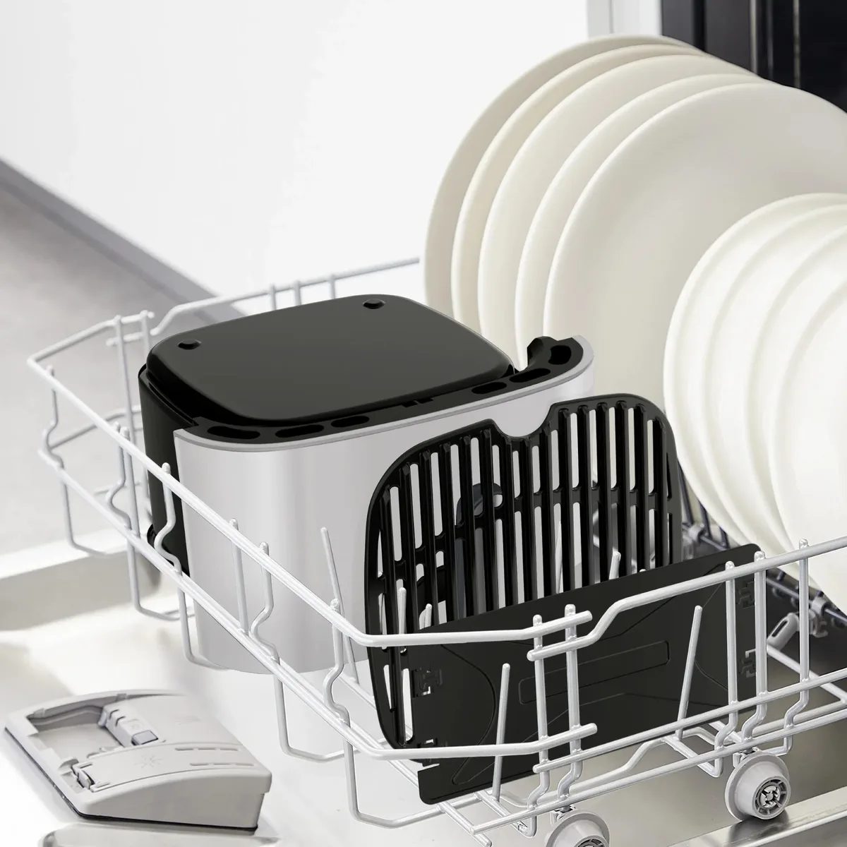 Мультипіч Tefal EasyFry&Grill, 1550Вт, чаша-4.2л, механічне керув., від 80°C до 200°C, пластик, чорний-світло-сірий