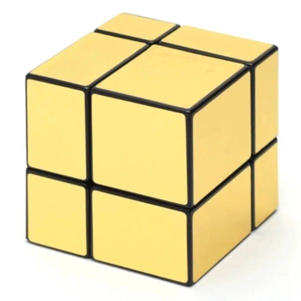 Зеркальний кубик Smart Cube нетоксичний 2x2 золотий
